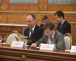 Встреча Председателя Правительства РФ В.Зубкова с членами Совета АРБ 07 февраля 2008 г.