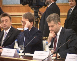 Встреча Председателя Правительства РФ В.Зубкова с членами Совета АРБ 07 февраля 2008 г.