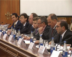 Встреча Председателя Правительства РФ В.Зубкова с членами Совета АРБ 07 февраля 2008 г.