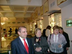 Посещение делегацией НБК Спецфонда ФГУП «Гознак» - закрытого хранилища уникальных образцов монет (Москва, 24 марта 2010 года)