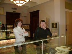 Посещение делегацией НБК Спецфонда ФГУП «Гознак» - закрытого хранилища уникальных образцов монет (Москва, 24 марта 2010 года)