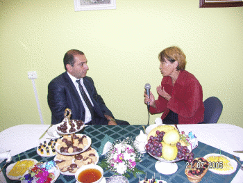 Президент АРБ Г.Тосунян дает интервью Якутскому телевидению